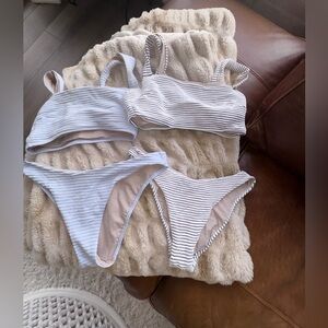 Lululemon Smocked Swim Top *B/C  smocked bottom bikini set x 2. Price for both